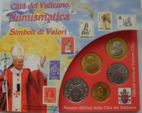 Набор монет Ватикана 2000 год