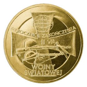 60 лет окончания Второй Мировой войны Монета 2 злотых 2005