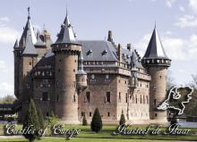 Почтовая открытка Замки Европы - Замок де Хаар