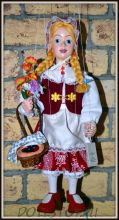 Чешская кукла-марионетка Красная Шапочка - Karkulka (Чехия, Praha, Hand Made, авторы  Ивета и Павел Новотные)