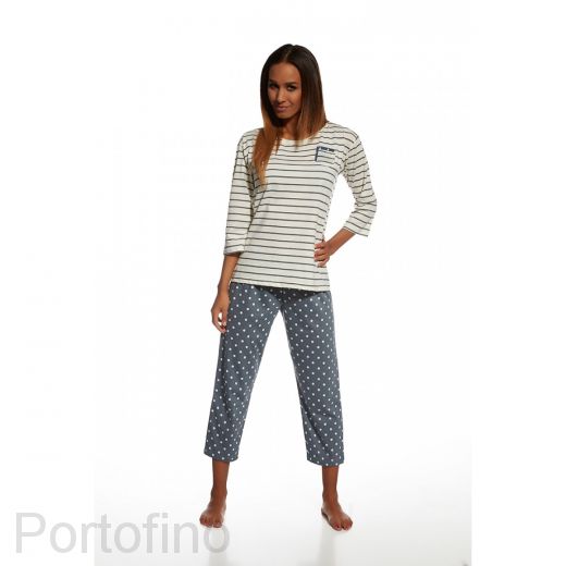 602-106 женская пижама футболка и брюки Cornette
