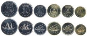 Корабли Набор монет. Кувейт. (6 шт.)