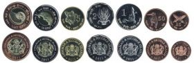 Фауна Набор монет. Андаманские  и Никобарские острова 2011