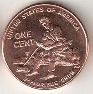 200 лет со дня рождения Авраама Линкольна - Юность в Индиане  1 цент США 2009