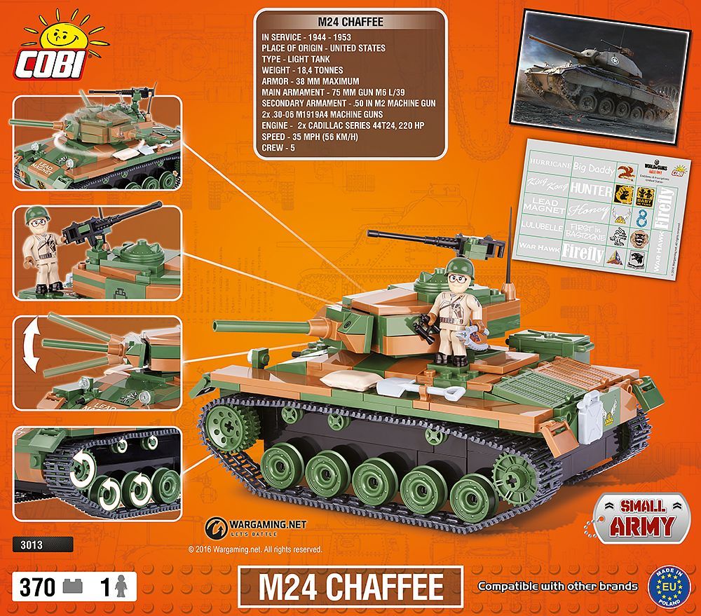 КОБИ World of Tanks - Танк M24 Chaffee COBI-3013