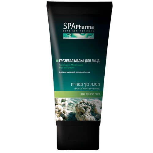 Грязевая маска для лица для нормальной и жирной кожи SpaPharma (Спа Фарма) 100 мл