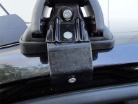 Багажник на крышу Skoda Octavia A5, Lux, прямоугольные стальные дуги
