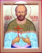 Икона Георгий Извеков (рукописная)