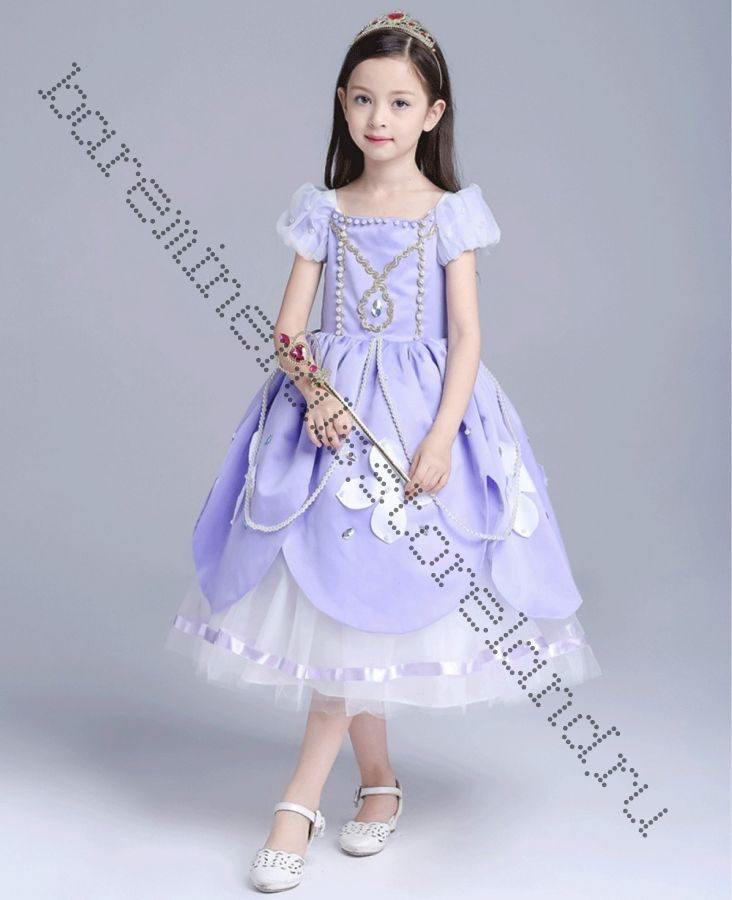 Платье принцессы Софии рост  120 см