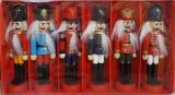 Щелкунчик - набор деревянных ёлочных игрушек 6 шт IR-4