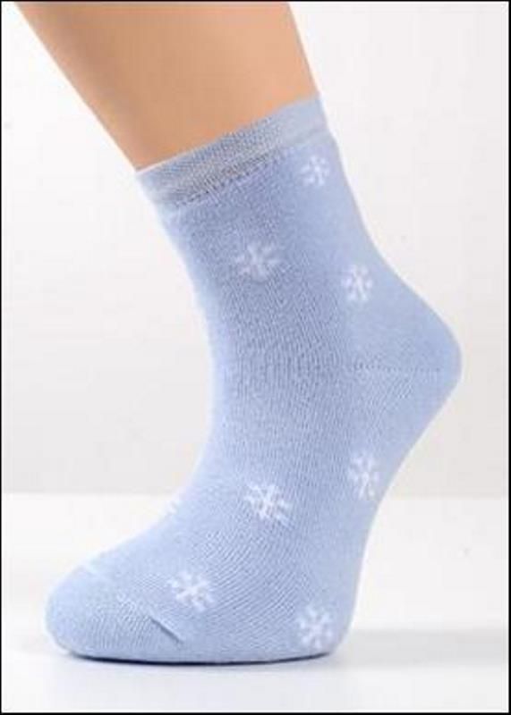 Теплые носочки Снежинки