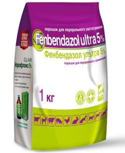 Фенбендазол Ультра-5% 1кг