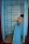 Детский комплекс Памир пристенный П-образный с дополнительной гимнастической стенкой голубой с горкой отзывы