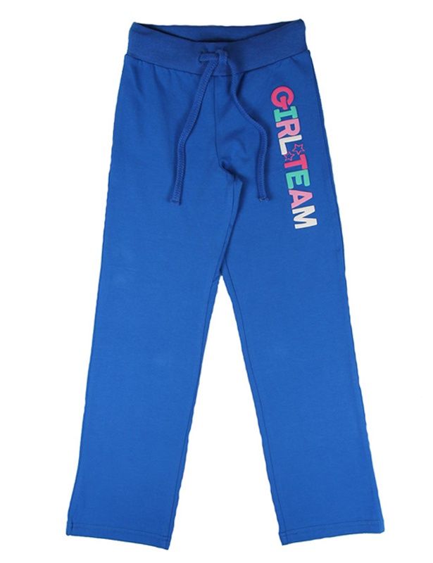 Синие брюки для девочки GirlTeam