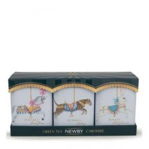 Подарочный набор зеленых чаев и улонгов Карусель Newby Carousel - (Англия)