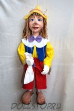 Кукла-марионетка Буратино - Pinocchio (Чехия, Praha, Hand Made, авторы  Ивета и Павел Новотные)
