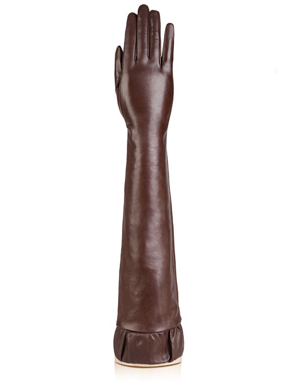 Длинные перчатки на шелковой подкладке ELEGANZZA GR01-00010680