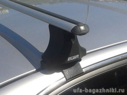 Багажник на крышу Hyundai Sonata NF, Атлант, аэродинамические дуги