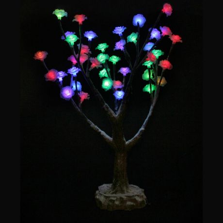 LED-Дерево "Цветы заснеженные", высота 50см