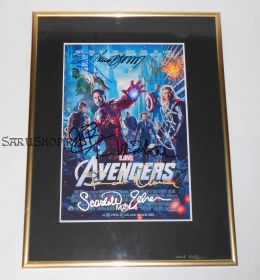Автографы: Мстители (The Avengers, 2012). 8 подписей