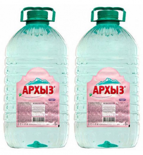 Вода Архыз 2 бутыли по 5 литров