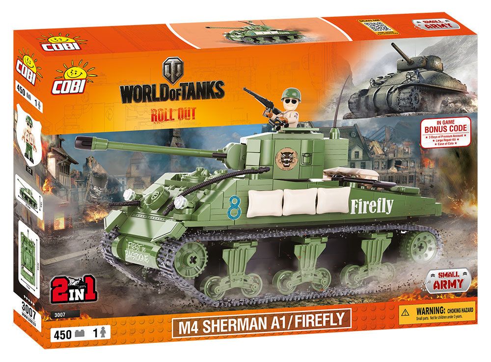 КОБИ World of Tanks - Танк M4 Sherman A1 / Firefly - COBI-3007