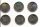100 лет Первому Национальному парку Канады Набор из 6 монет 25 центов 2011
