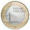 Мост Лесоруба «Jätkänkynttilä Bridge» 5 евро Финляндия 2012