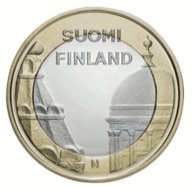 Успенский  и Кафедральный соборы 5 евро Финляндия 2012