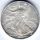 Шагающая свобода (LIBERTY) 1 доллар США 2008 серебро