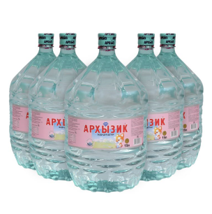 Вода Архызик 4 бутыли по 19 литров, пэт.