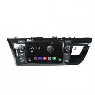 Головное устройство Toyota Corolla E180/E170 2013+ вместо штатной рамки на Android 5.1 CARMEDIA KD-8014