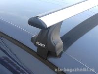Багажник на крышу Volkswagen Polo sedan / hatchback, Атлант: крыловидные дуги и опоры типа Е