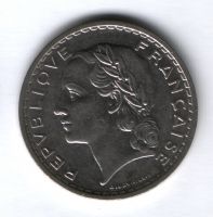 5 франков 1935 г. Франция