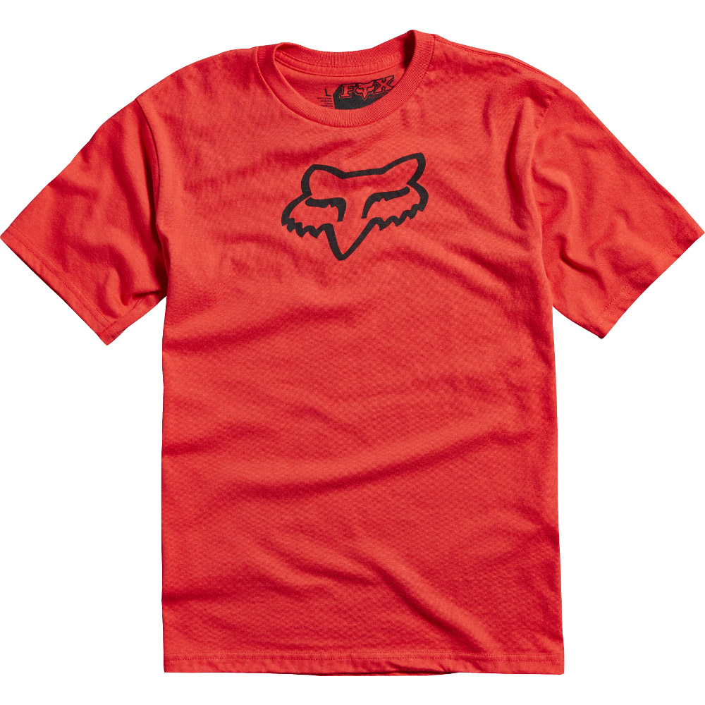 Fox Youth Legacy SS Tee Scar футболка подростковая, красная