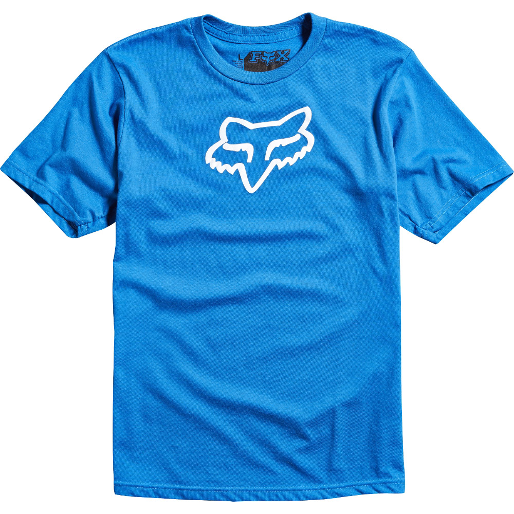 Fox Youth Legacy SS Tee футболка подростковая, синяя
