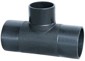 Тройник литой ПНД 250-250-250мм (SDR17, PE100) ROFITT