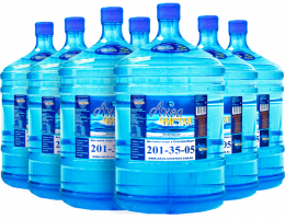 Доставка воды Аква чистая 7 бутылей по 19л.