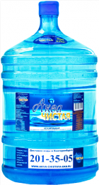Доставка воды Аква чистая 1 бутыль по 19л.