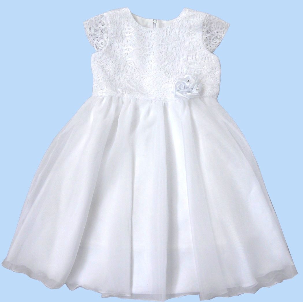 Платье нарядное для девочки 6 лет Снежинка