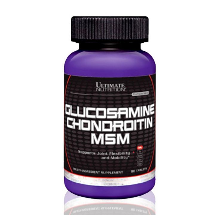 Ultimate Nutrition - Glucosamine & Chondroitin + MSM 90 таб