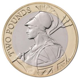 Британия 2 фунта Великобритания 2015