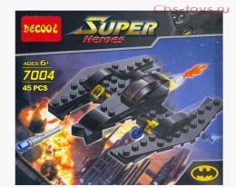 Конструктор Decool Super Heroes Бэтвинг 45 дет. (7004)