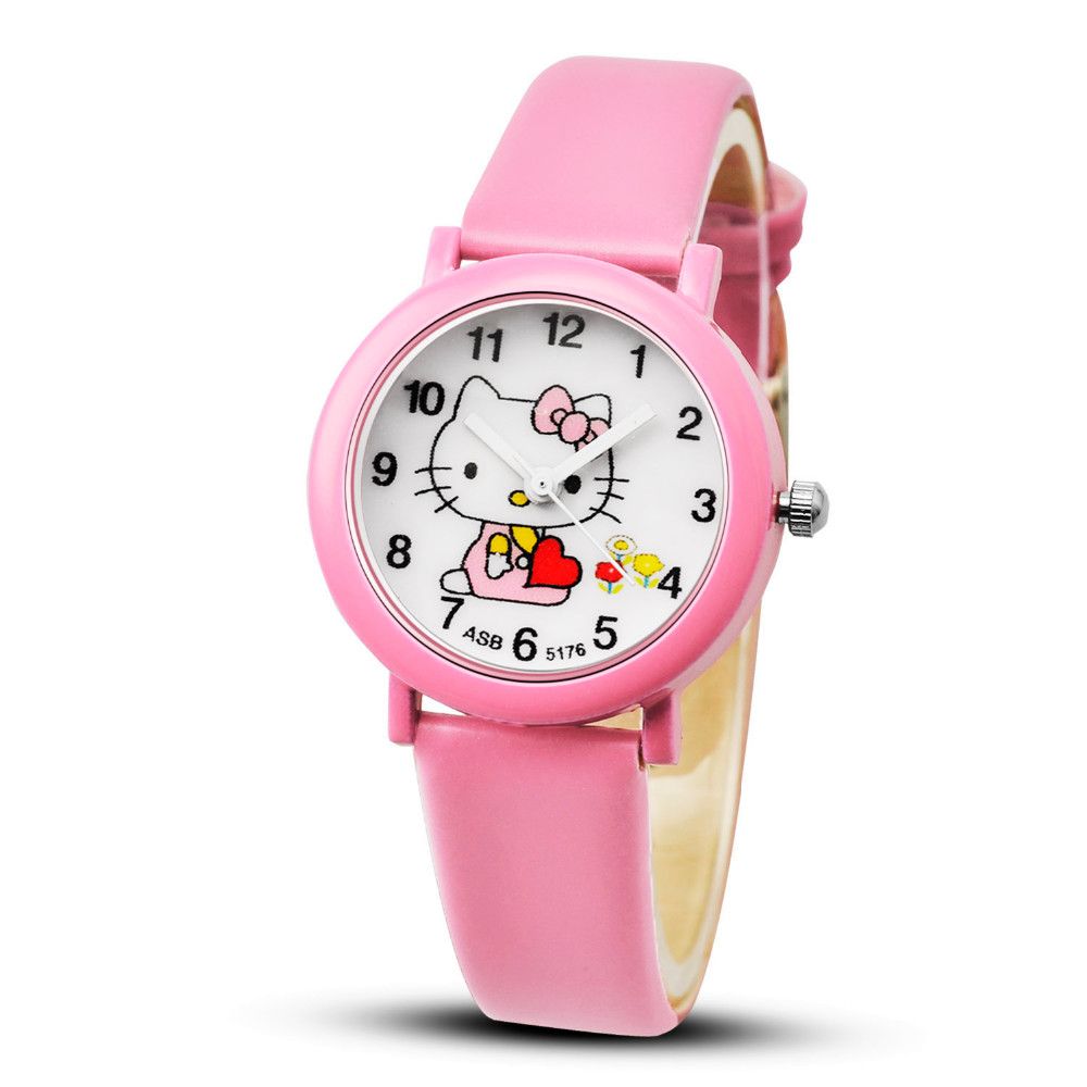 Розовые наручные часы Hello Kitty