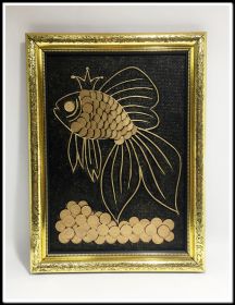 Картина "Золотая рыбка" 255 х 345 мм