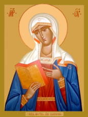 Калужская икона Божией Матери (рукописная)