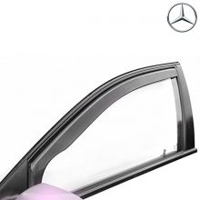 Дефлекторы Mercedes C (W204) от 2011 - 2014 Купе для дверей вставные Heko (Польша) - 2 шт.