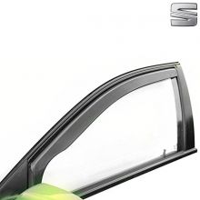 Дефлекторы Seat Ibiza IV от 2002 - 2008 3D для дверей вставные Heko (Польша) - 2 шт.