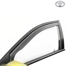 Дефлекторы Toyota Auris от 2006 - 2012 3D для дверей вставные Heko (Польша) - 2 шт.