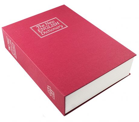 Книга-сейф Английский словарь (красная, 26,5 см)